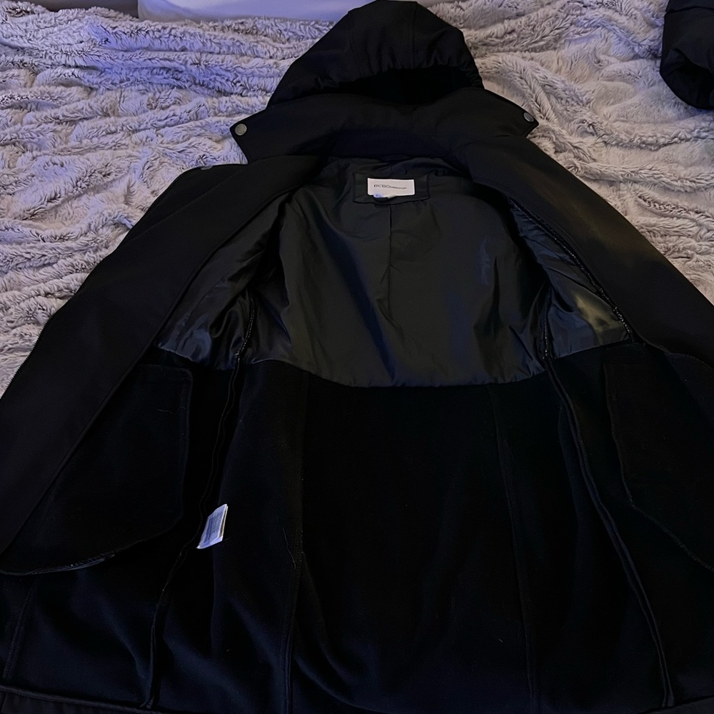 Black BCBG women’s jacket size xs like new